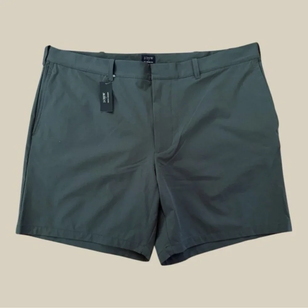 J. CREW Men's 7” Tech Shorts Tarnished Metal Gray Shorts Size 40 NEW
